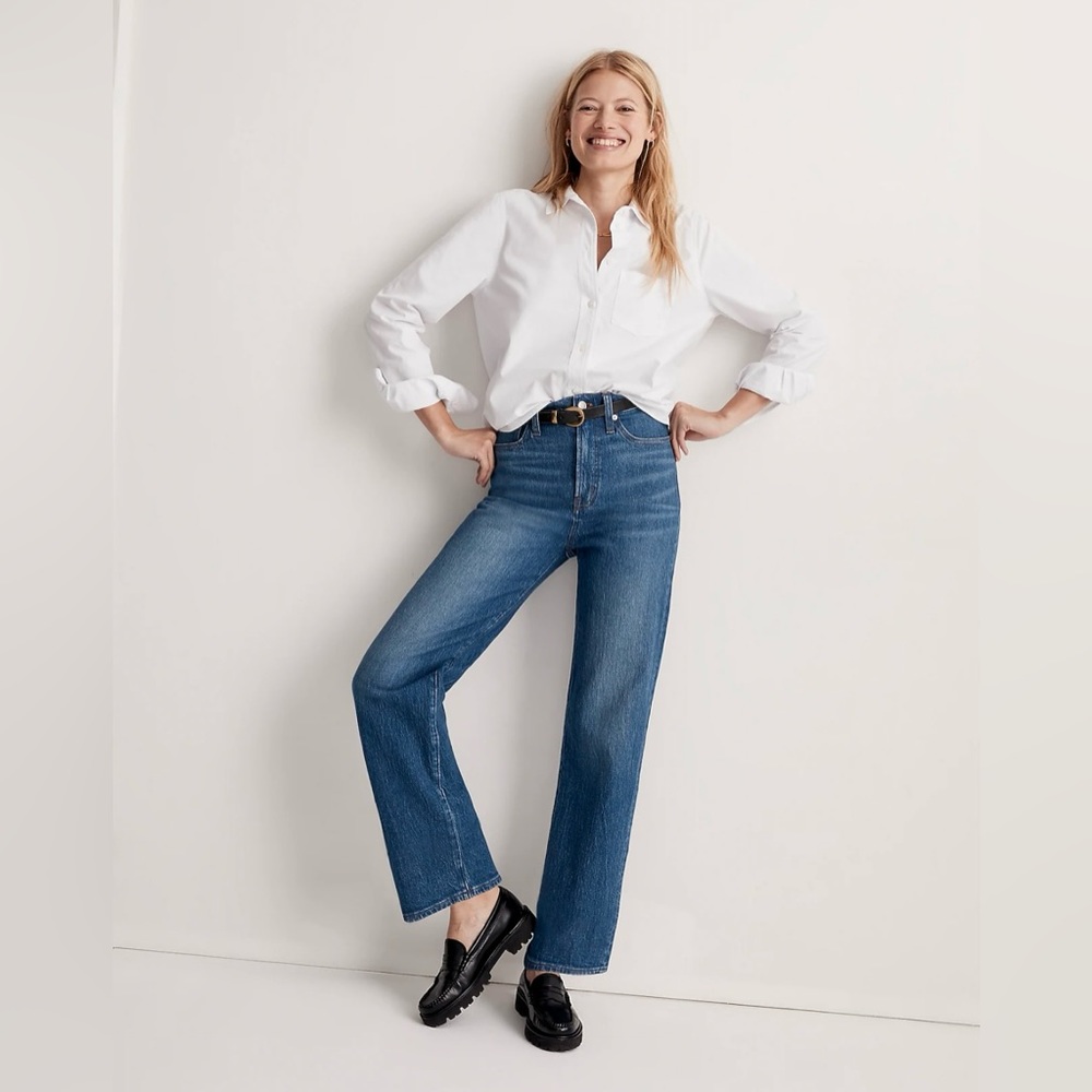 NWT | Madewell | The Perfect Vintage Wide-leg Jean | Leifland Wash | 26P